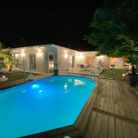 Nyaraló Bassin D Arcachon 7pers Piscine Chauffee Audenge